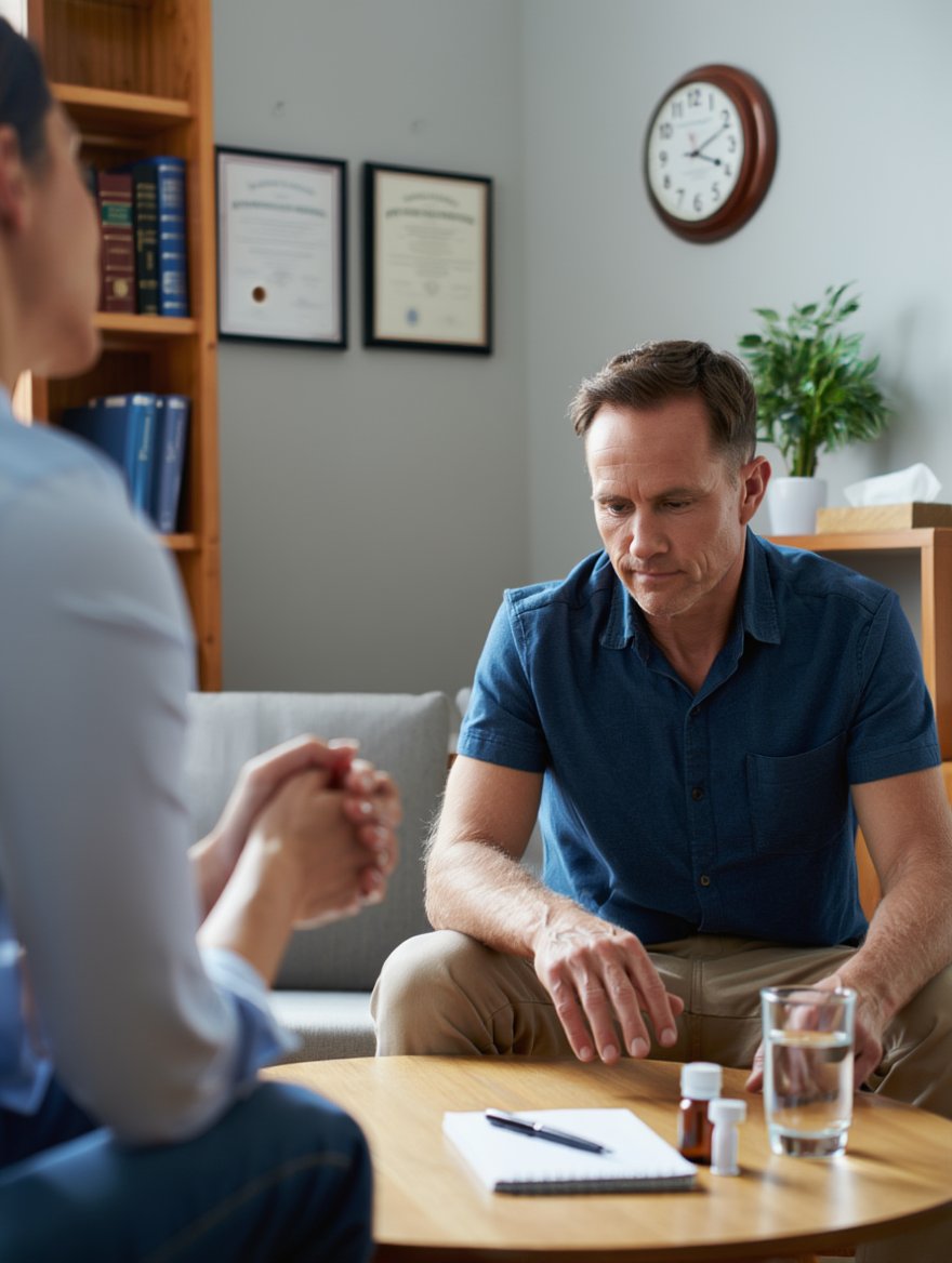 Пациент на приеме у врача